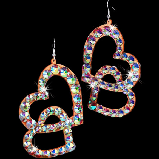 Boucles d'oreilles cœur