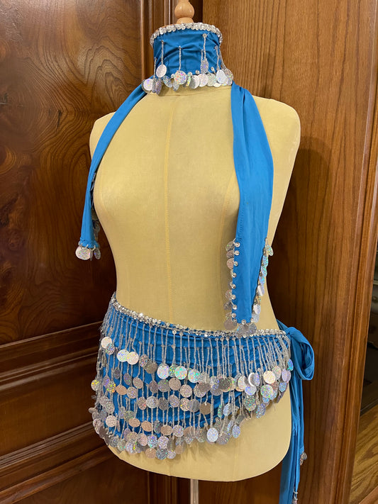 Ceinture perlée + serre tête